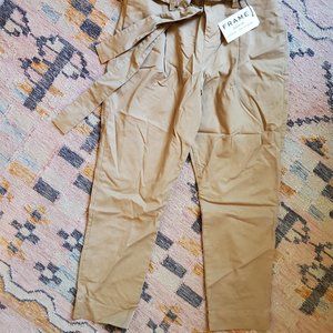 NWT Frame High Rise Tie Waist Pants